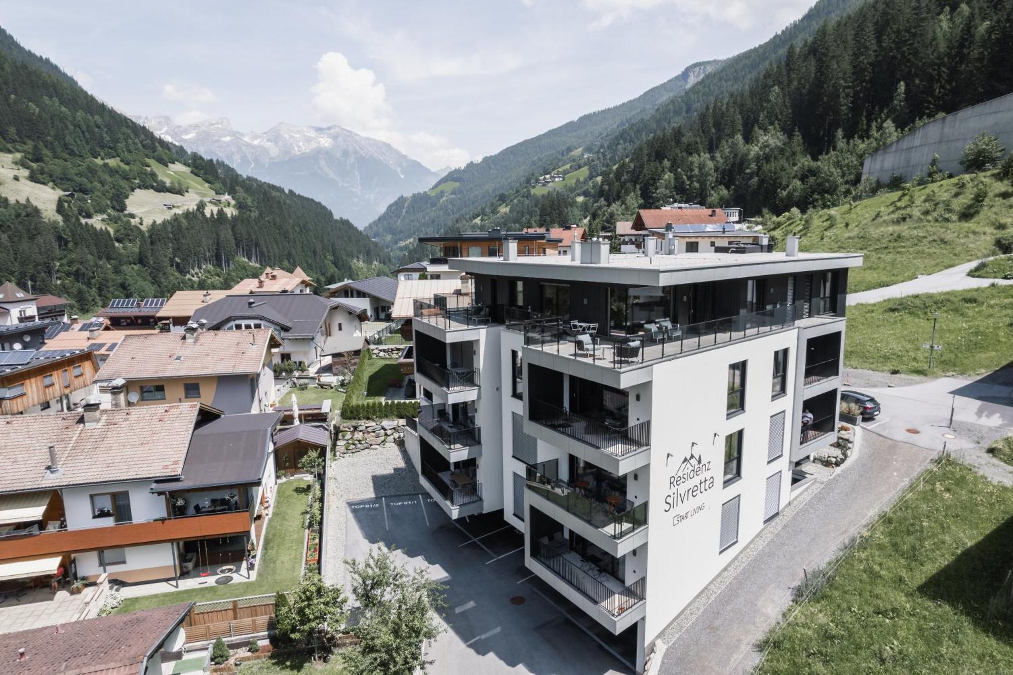 Charmantes Apartment In Der Residenz Silvretta - Inklusive Silvretta Card Premium See Exterior foto